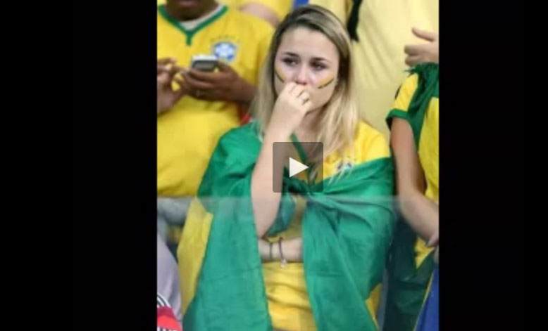 بالفيديو: ردة فعل الجمهور البرازيلي بعد خسارة منتخبه أمام الماكينات الألمانية
