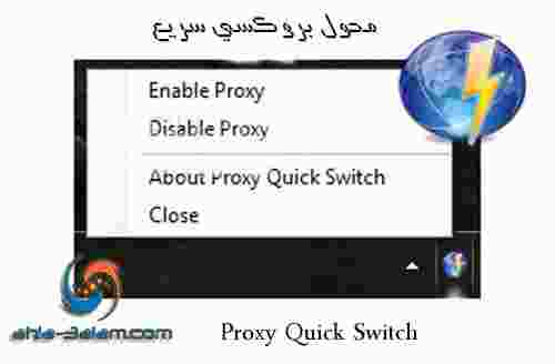 محول بروكسي سريع Proxy Quick Switch سهل الاستخدام