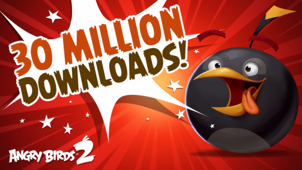 لعبة الطيور الغاضبة 2 من روفيو تحقق 30 مليون تحميل في اسبوعين