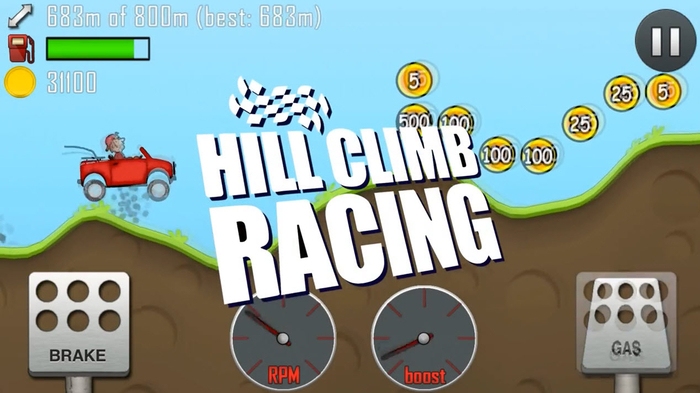 تطبيق لعبة سباق تسلق التلال Hill Climb Racing
