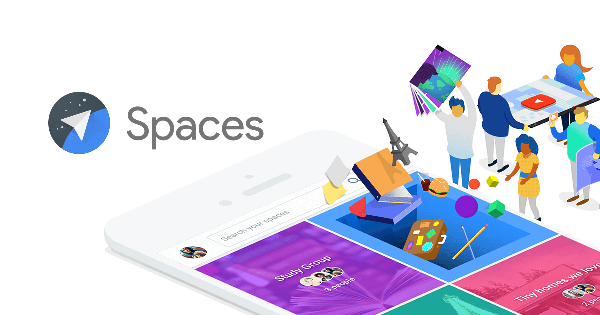 تطبيق جوجل سبيس Spaces مشاركة المجموعات وانشائها