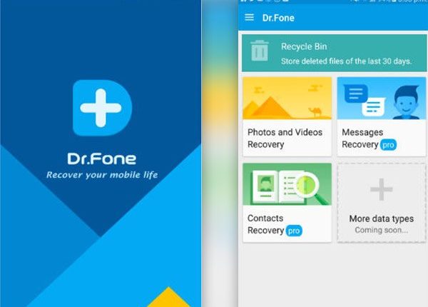 تطبيق دكتور فون لاستعادة الملفات المحذوفة من الاندرويد