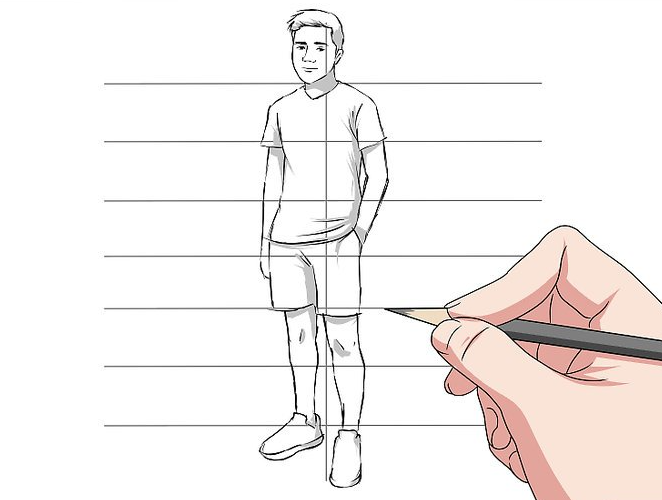 كيفية رسم شخص بشكل واقعي